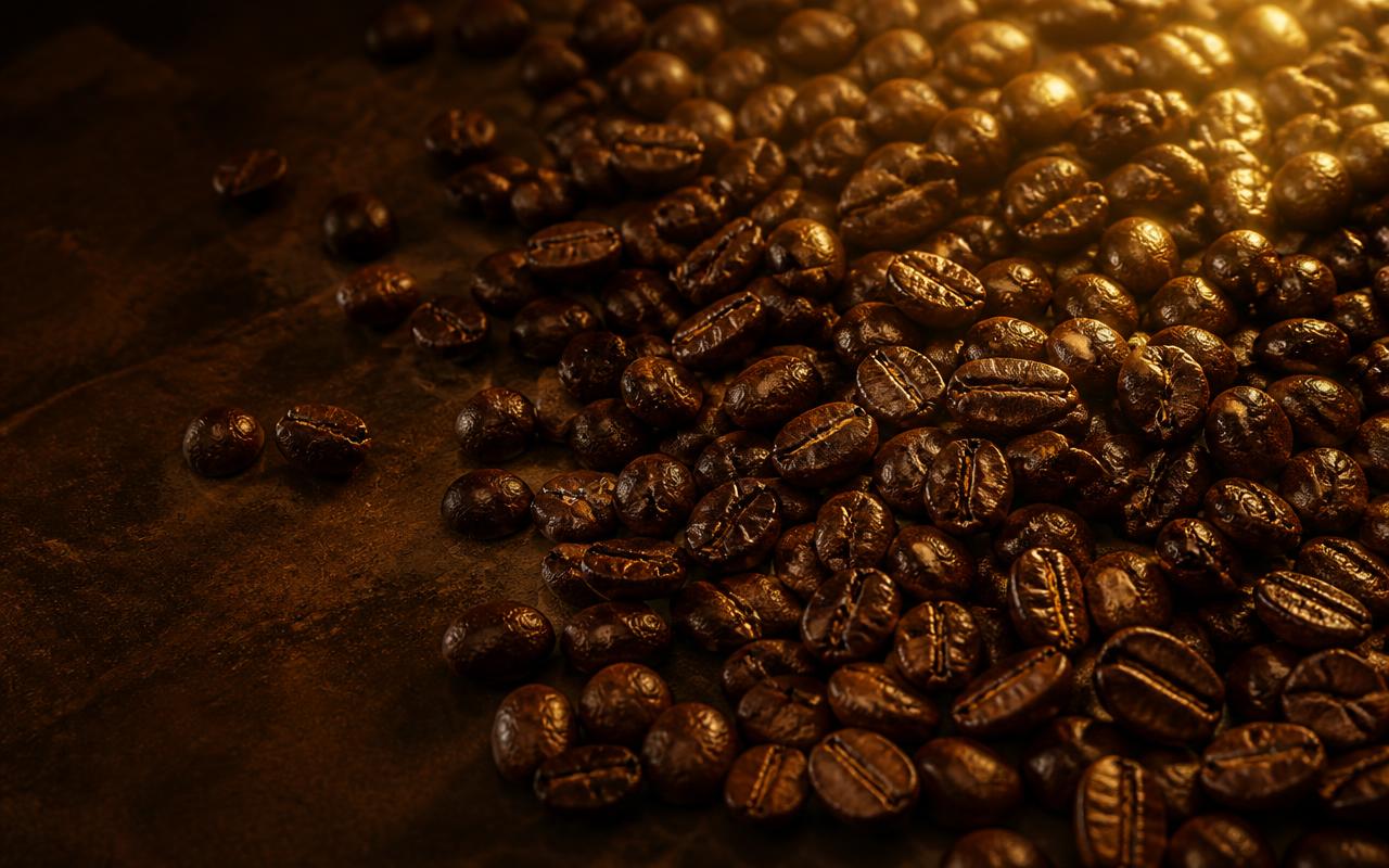 Roasted Arabica coffee beans used in Ayman Coffee's Kenyan blend